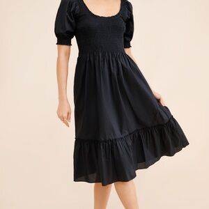 Hill House Black Midi Dress